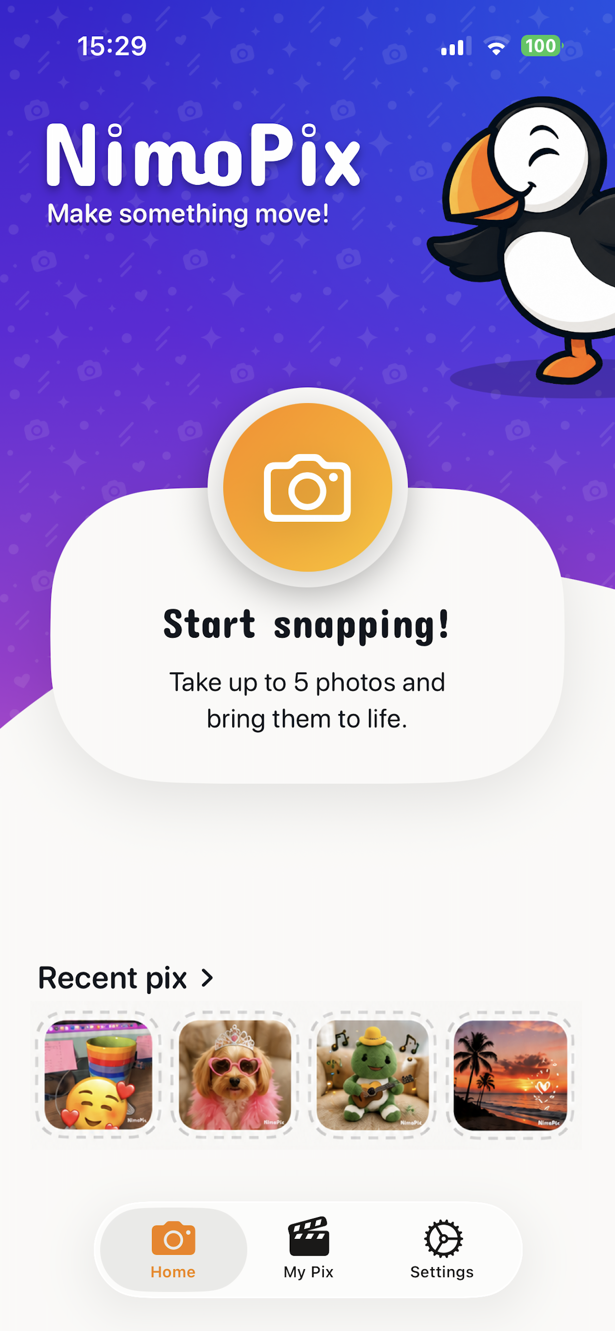 NimoPix app screenshot