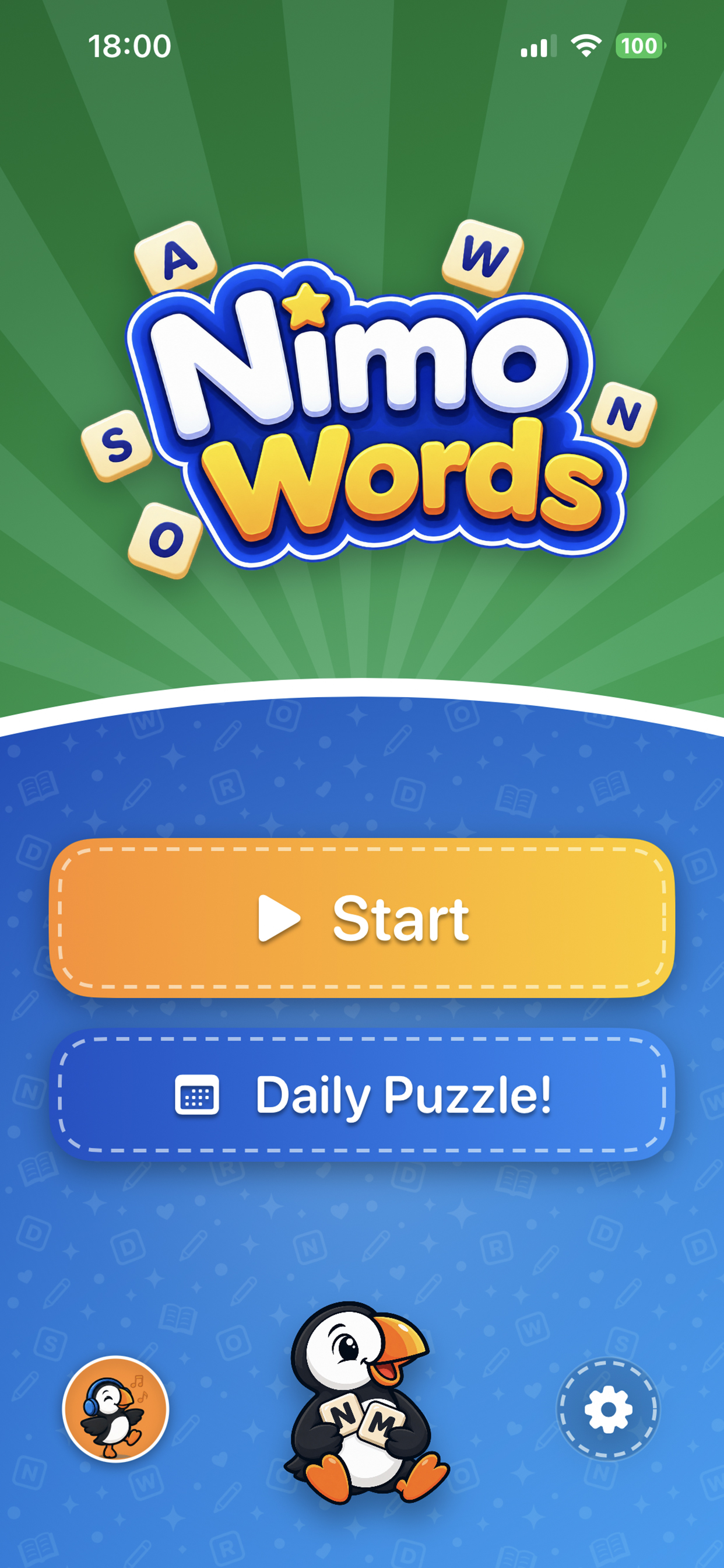 NimoWords app screenshot placeholder