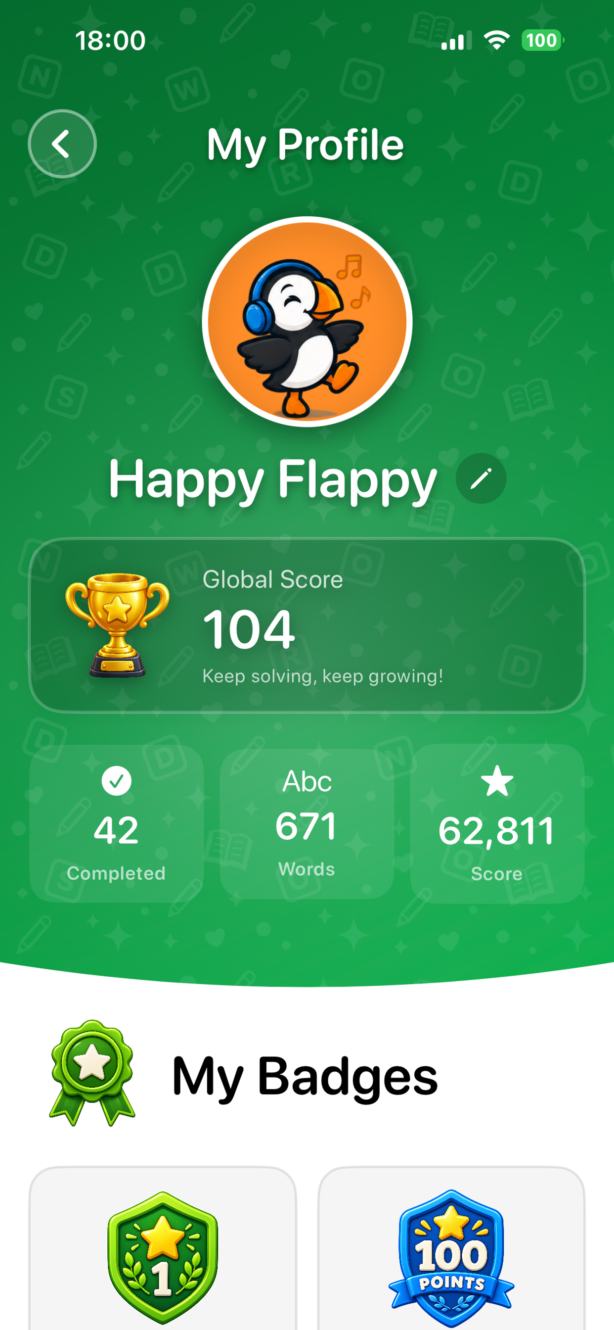 NimoWords app screenshot placeholder
